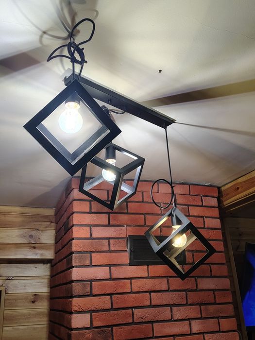 Lampa wisząca "kostka"