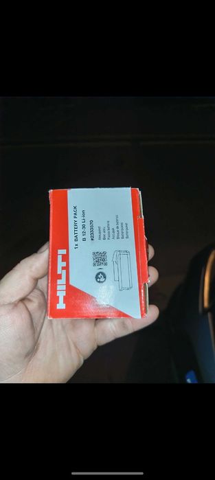 Bateria hilti B12-30 li-ion novas