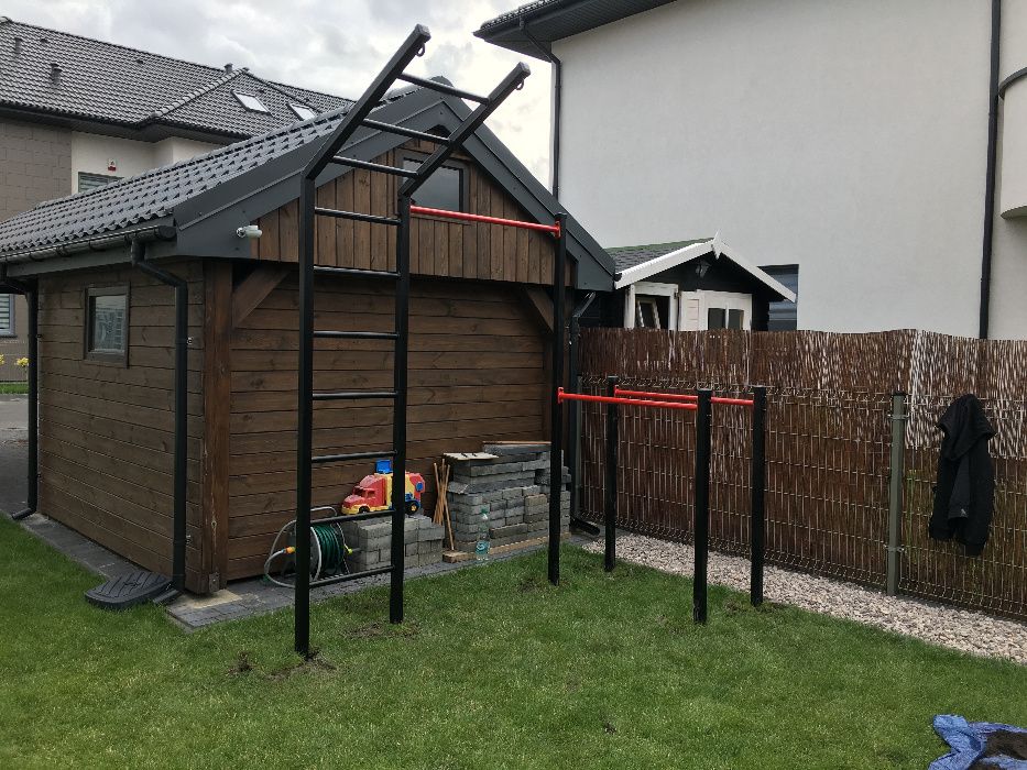 Plac zabaw Park Street Workout Drążek podciągania + poręcze CROSSFIT