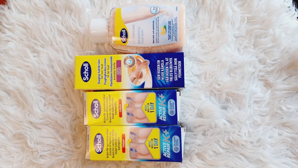 Zestaw do pielęgnacji stóp Scholl sól kremy