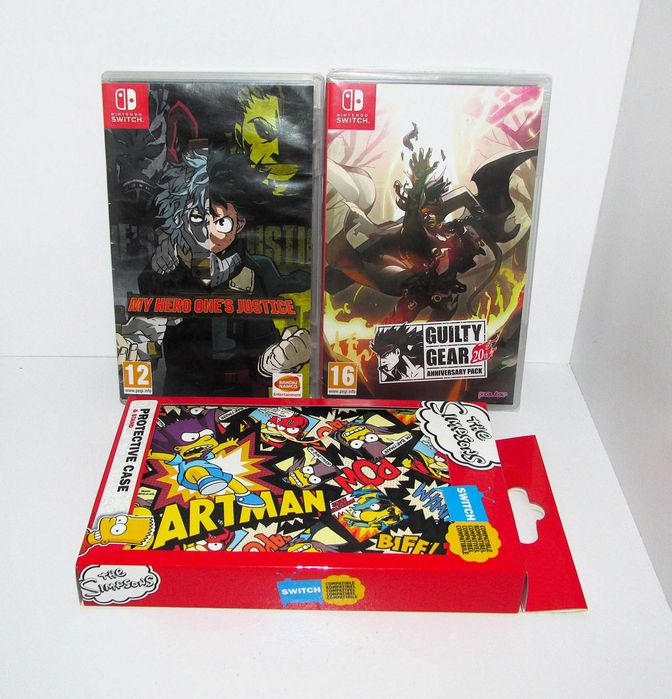 My Hero Academia + Guilty Gear + "The Simpsons" Protective Case - Nintendo Switch