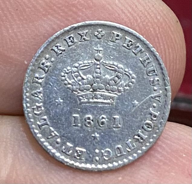 Moeda 1622 - D. PEDRO V - 50 Reis 1861 Prata