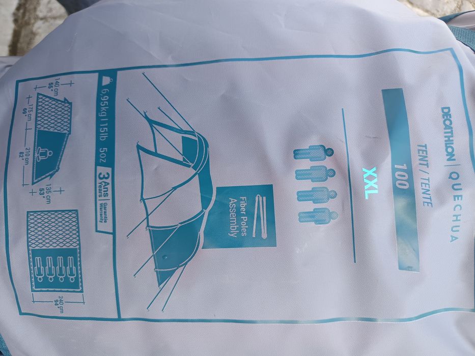 Tenda campismo 4pax