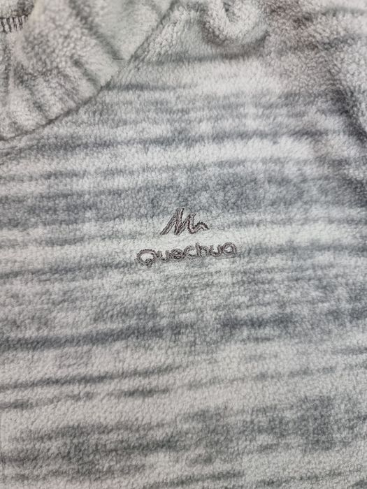 Szary polar bluza rozmiar 116/122 Quechua polar dla chłopca