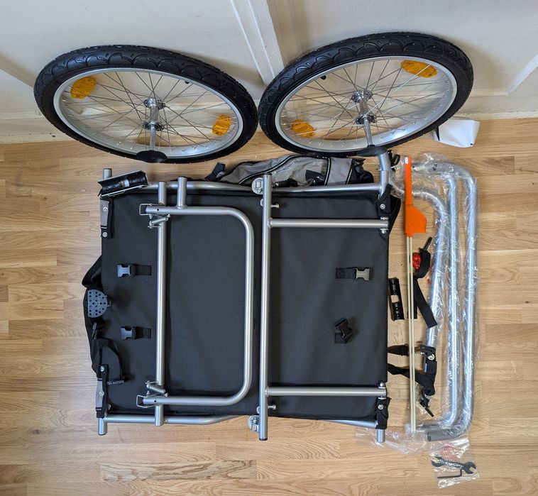 Karlie Przyczepka Rowerowa dla Psa 148x90x88cm do 50kg DUŻA SOLIDNA