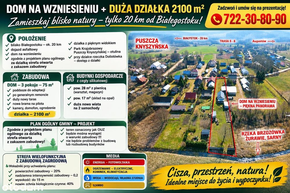 Blisko B-stoku do wprowadzenia, 3-pok, fotowoltaika, klima, jacuzzi