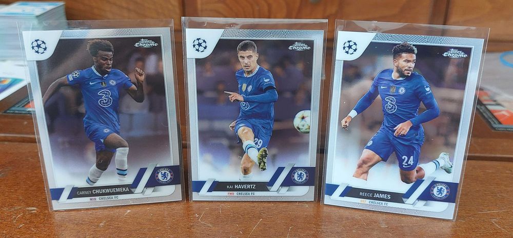 2022-23 Topps Chrome - Chelsea FC (ler descrição)