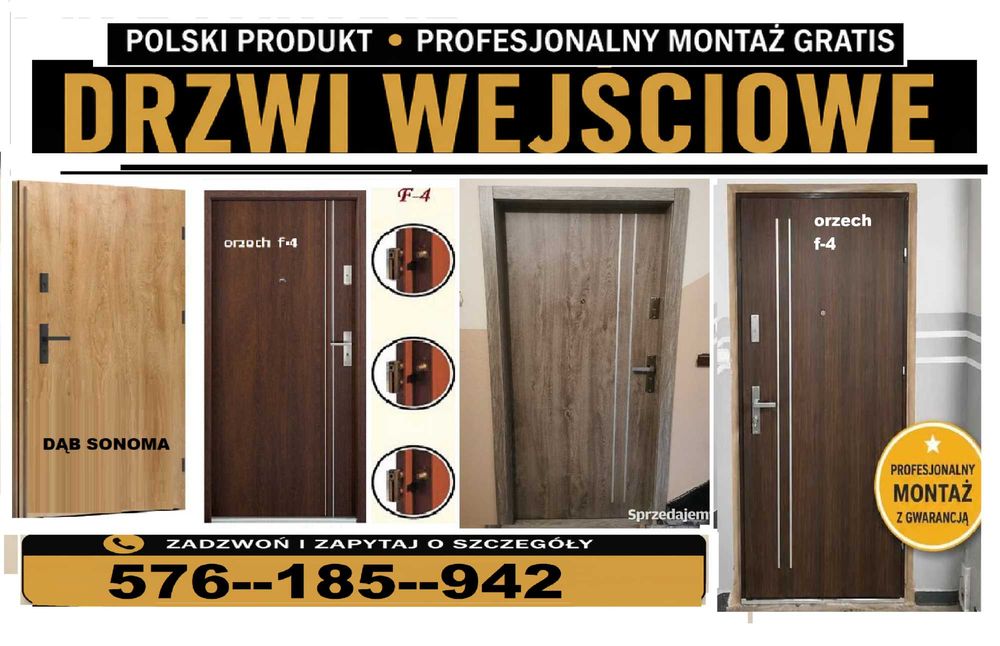 Drzwi ZEWNĘTRZNE wejściowe ,wewnątrzklatkowe antywłamaniowe WEWNĘTRZNE