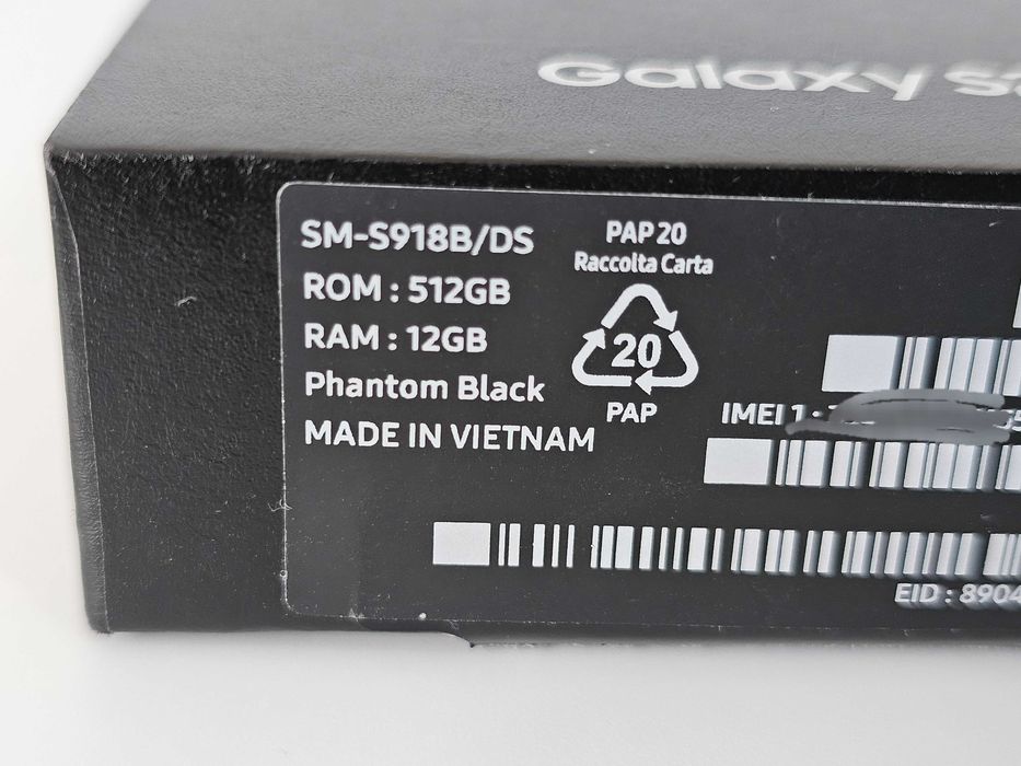 Samsung S23 Ultra 512gb.  Excelente.