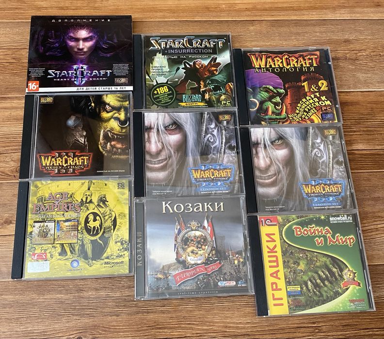 Ігри на ПК: Петька, Братья Пилоты, Штырлиц, Stalker, Warcraft, Козаки