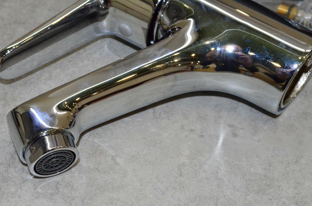 Bateria umywalkowa stojąca Ibergrif Roma chrom