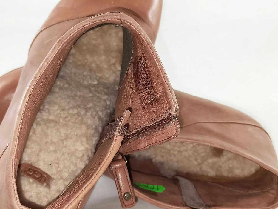 Botki UGG CARMINE skóra roz 41 - 26,5 cm  a9745