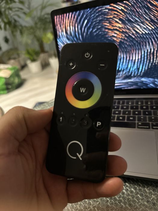 Lampa LED komplet z kinkietem wisząca plafon sufitowa ledowa z pilotem