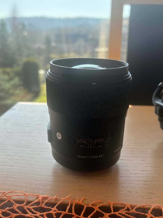 Sigma art 1.4 Canon  35 mm obiektyw