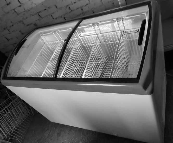 Морозильні ларі камери Юка Угур 300,400,500,800л Сірі. Гарний стан