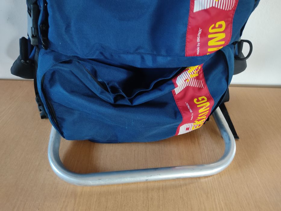 Placek trekinngowy Turystyczny na stelażu kółka Big Pack XR