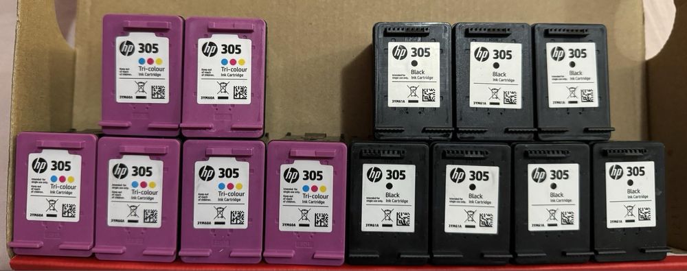 HP 305 Ink Cartridge – Empty – Black and Color64354159568771121