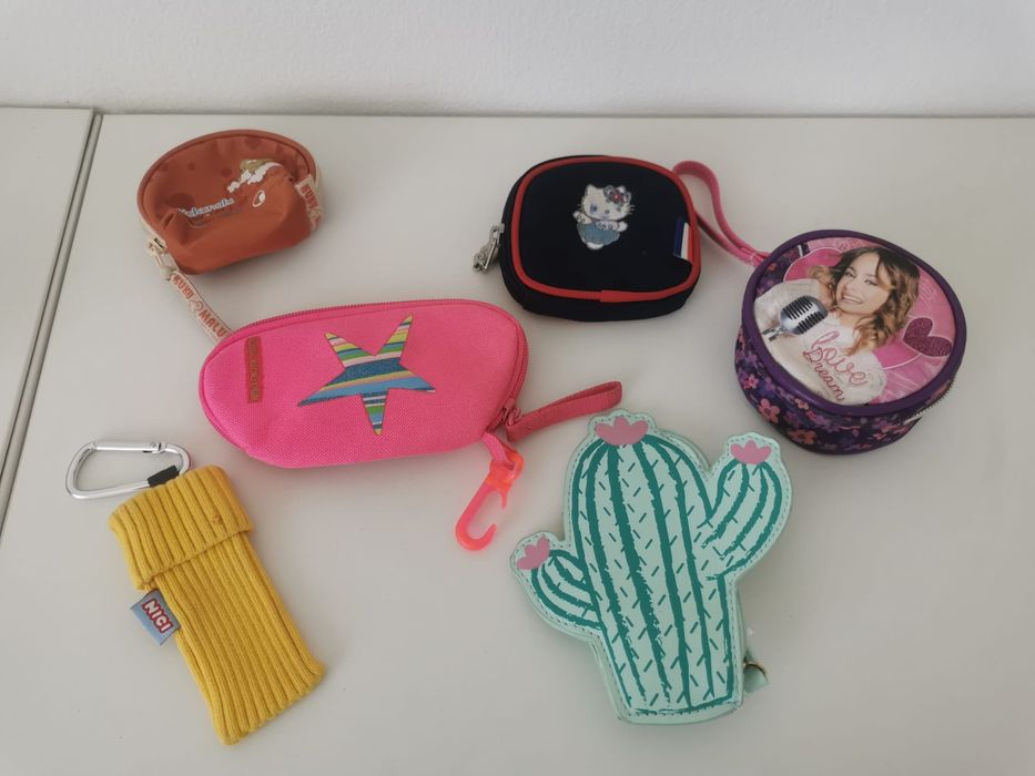 Porta moedas vários modelos