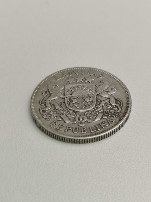 moneta Łotwa 2 Lati