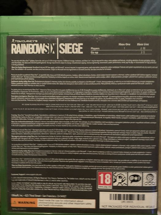 Гра RAINBOW six осада, 18+!