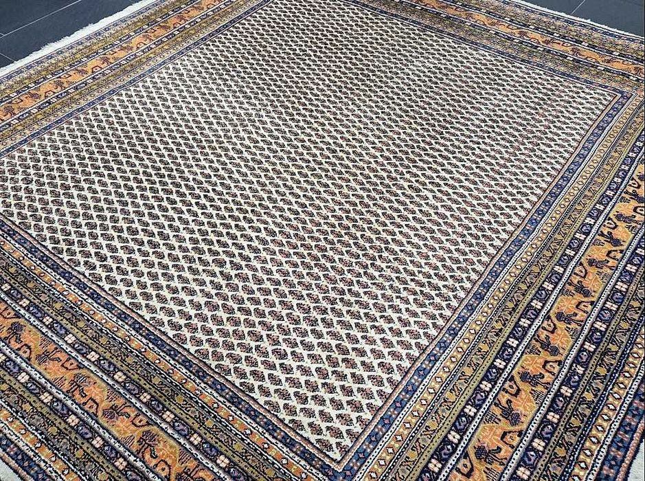 Tapete Persa SAROUGH MIR - 250cm x 255cm - Lã s/Algodão - Perfeito!