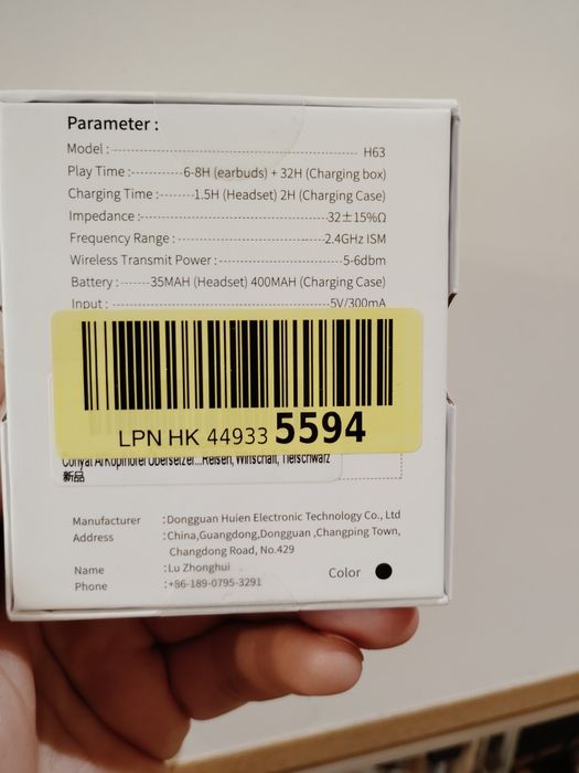 Sprzedam słuchawki bluetooth H63