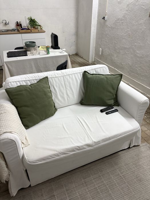 sofa (cama) branco ikea