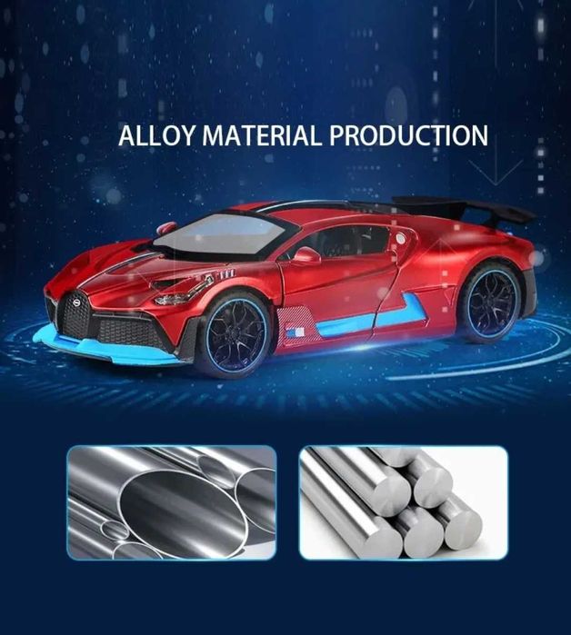 Модель Bugatti преміум класу 1:32 з сплаву