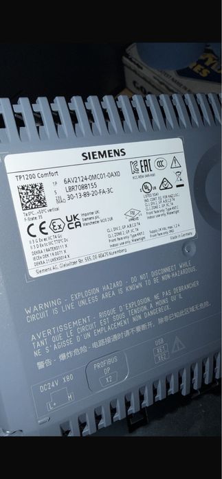 Siemens SIMATIC HMI TP1200