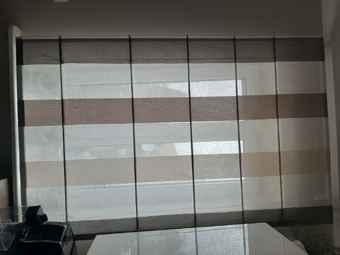 Roleta rzymska z systemem łańcuszkowym