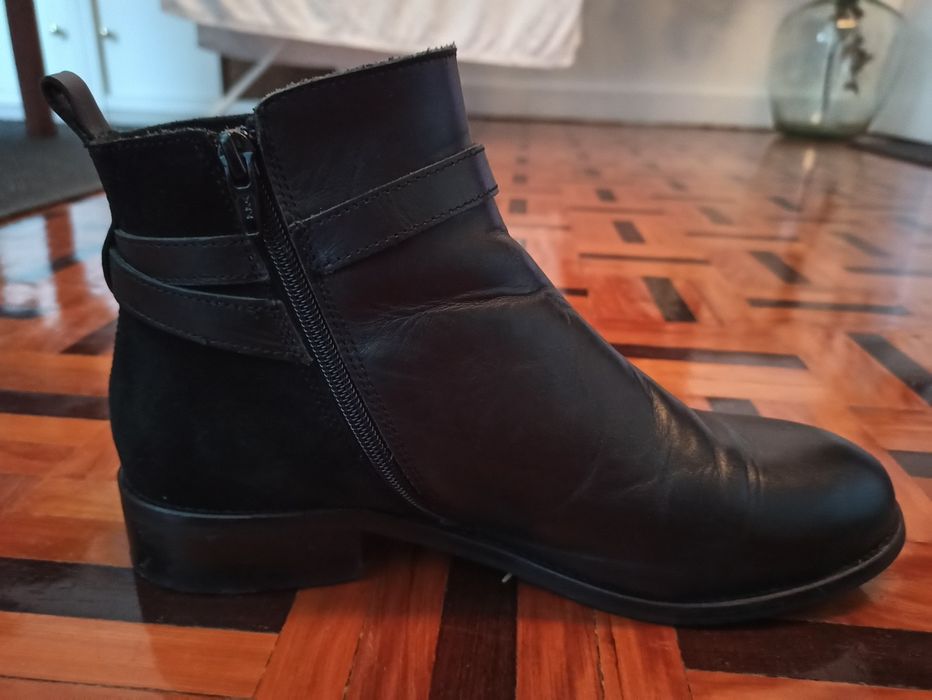 Botins rasos pele [40]