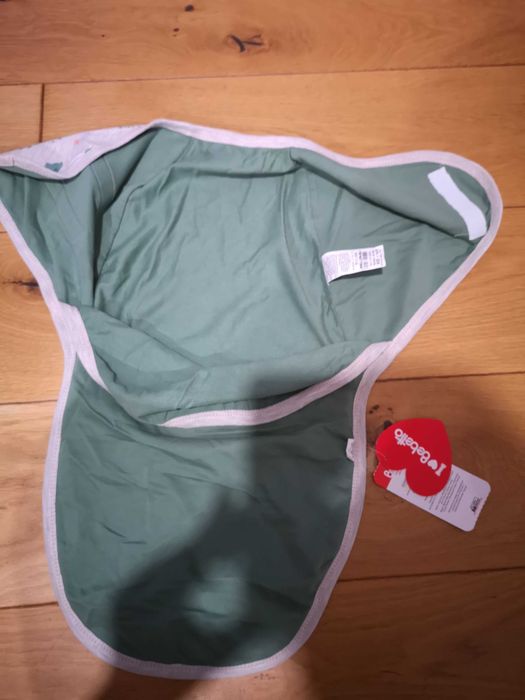 Bebetto otulacz niemowlęcy rożek nowy 57 cm 0-3 m.