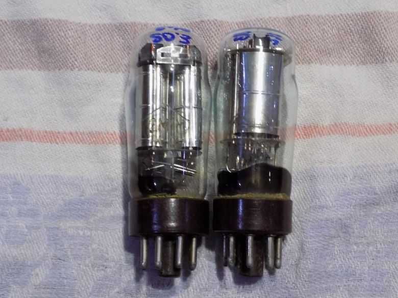 Радиолампа 12М1М  1944 год пара проверенные Radio tube 12M1M 1944 pair