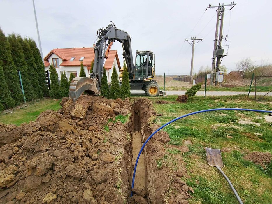 Usługi koparką kołową, Usługi sprzętowe, Roboty Ziemne