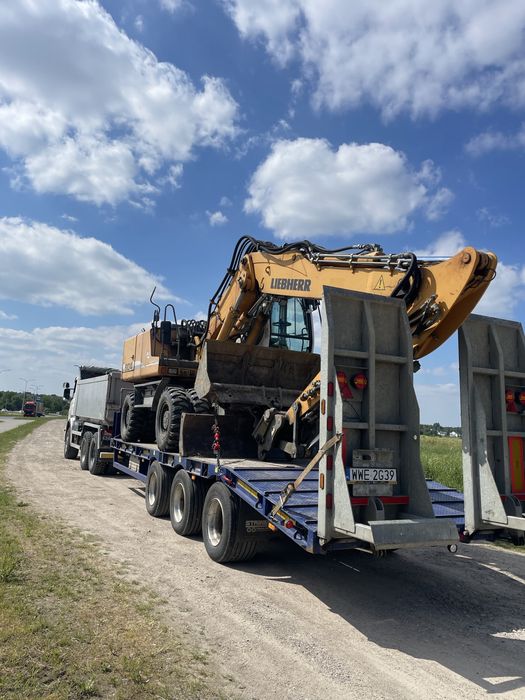 Usługi koparką /transport kruszyw/roboty ziemne