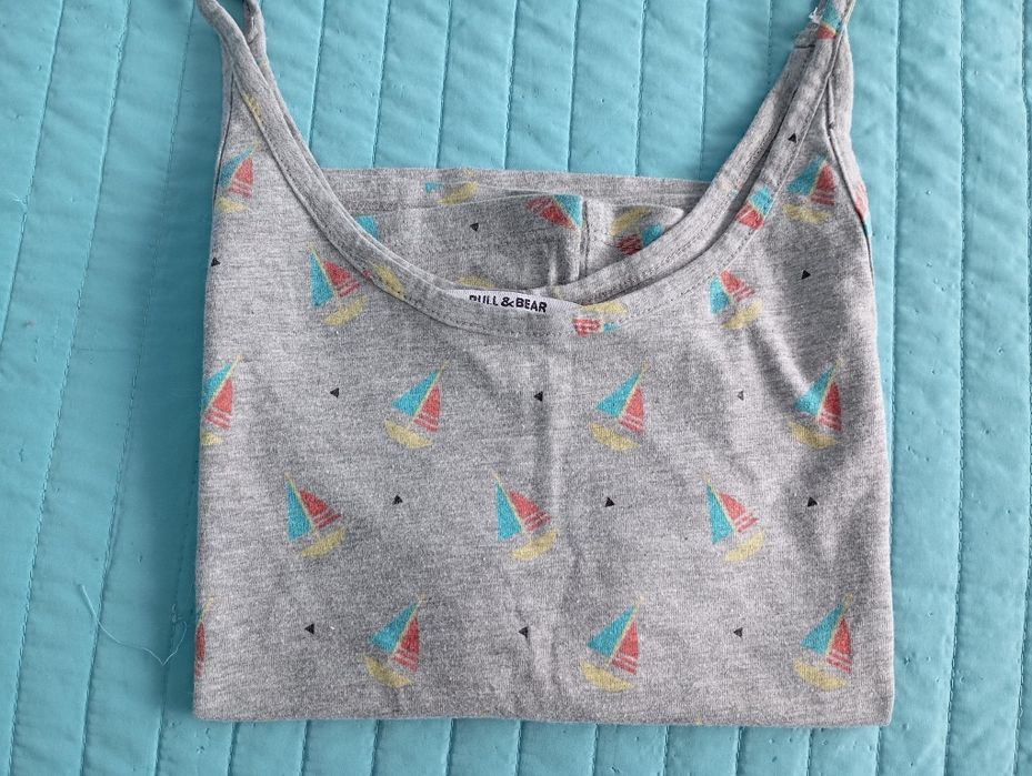 Top Pull & Bear estampado