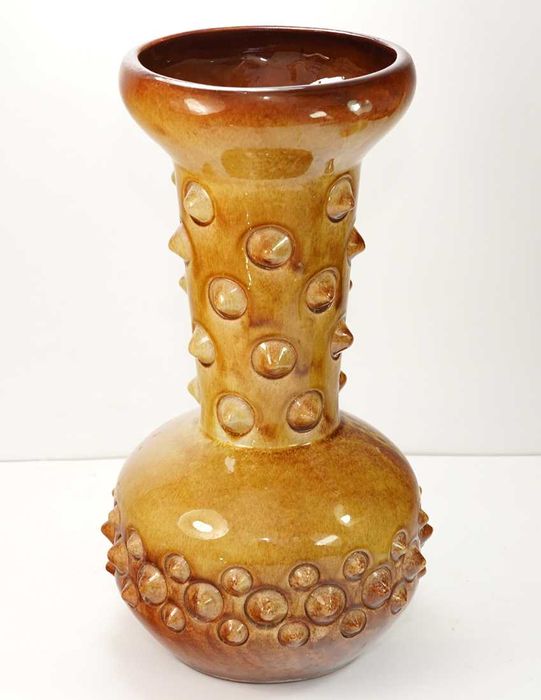 ŁYSA GÓRA Wazon z kolcami Maczuga Dinozaur ceramika proj Jerzy Sacha