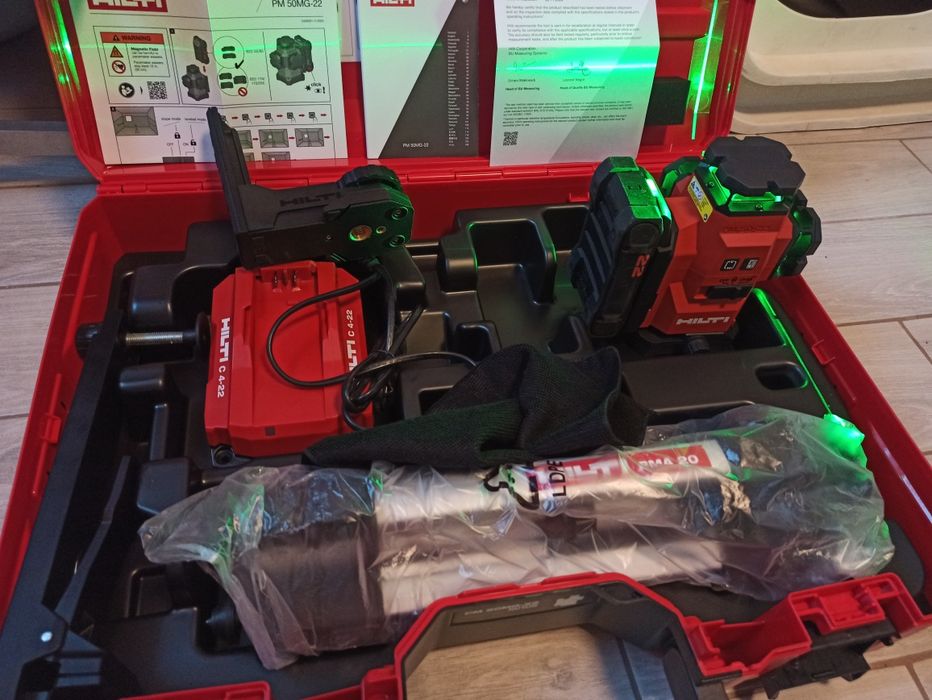 Штативи та аксесуари для лазерних нівелірів hilti