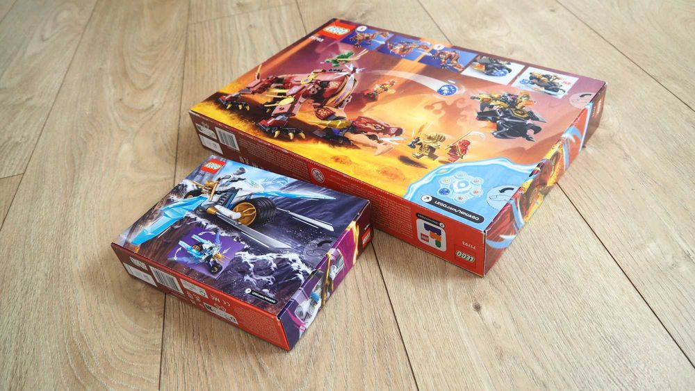 NOWY Zestaw 2 szt,LEGO Ninjago Lawowy smok 71793 i 71816 motocykl