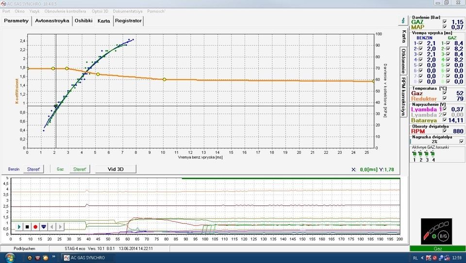 Діагностика настройка ГБО Настройка Диагностика Гбу