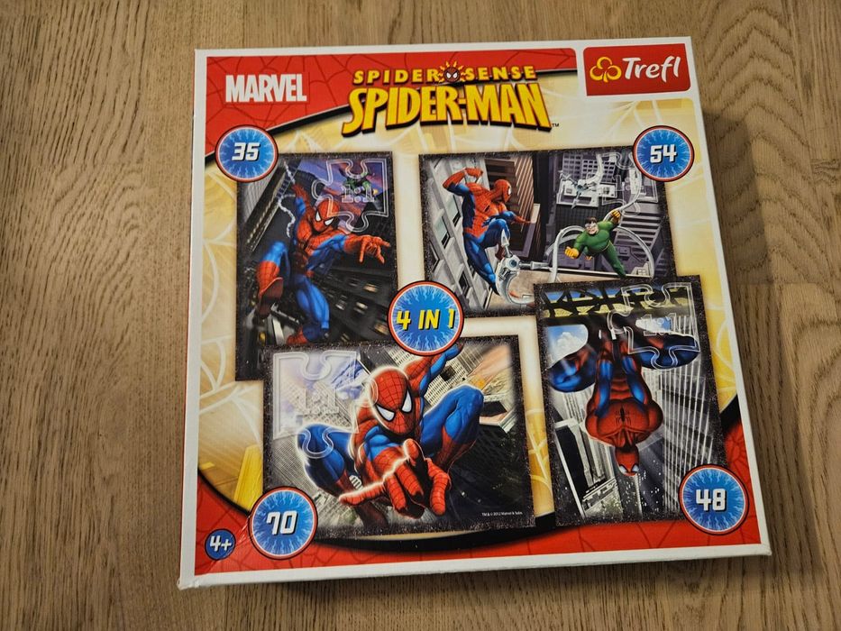 Пазли Trefl, Спайдермен (Disney Marvel) 4 в 1 spiderman