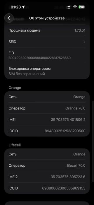 iPhone 17 Pro Max 256Gb Orange (szkło jest rozbite)