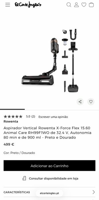 Vendo aspirador novo nunca usado rowenta garantia 10 anos