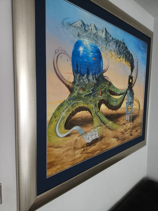 Dariusz Ślusarski ,,OCTOPUS" obraz olejny