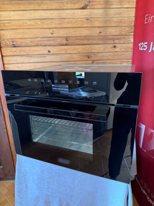 Парова шафа з мікрохвильовою функцією Miele DGM 7440 OBSW | стан ідеал