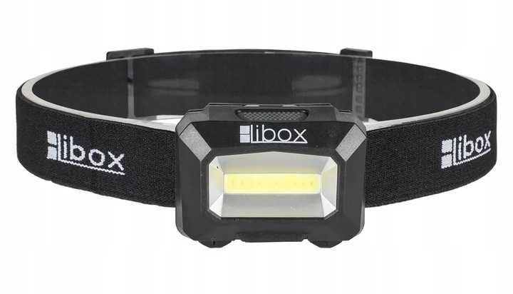 BIAŁE I CZERWONE ŚWIATŁO Latarka czołowa akumulatorowa czołówka LED