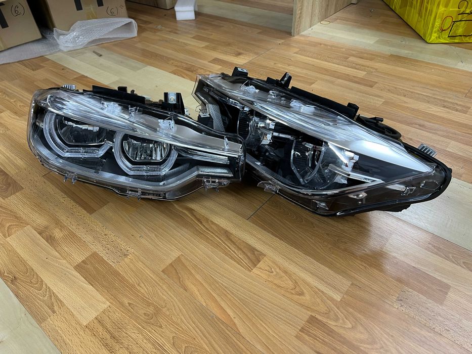 лед фари на бмв ф30 ЗАМЕНА ГАЛОГЕНА LED bmw f30 f31 Оптика фары Фара
