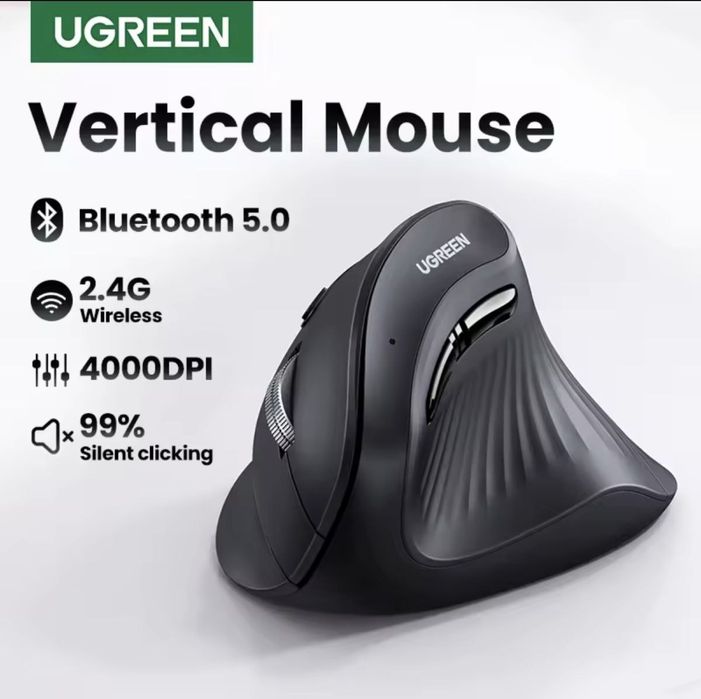 Мишка Ugreen Vertical Mouse для ноутбука як нова