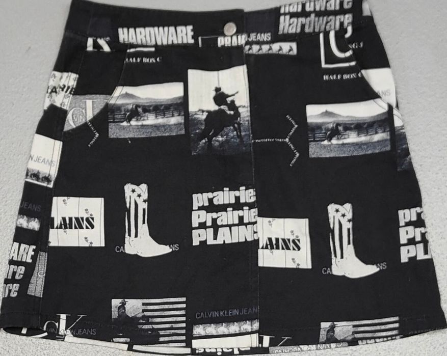 Wr) Calvin Klein Jeans oryginalna spódnica jeansowa Roz.XS