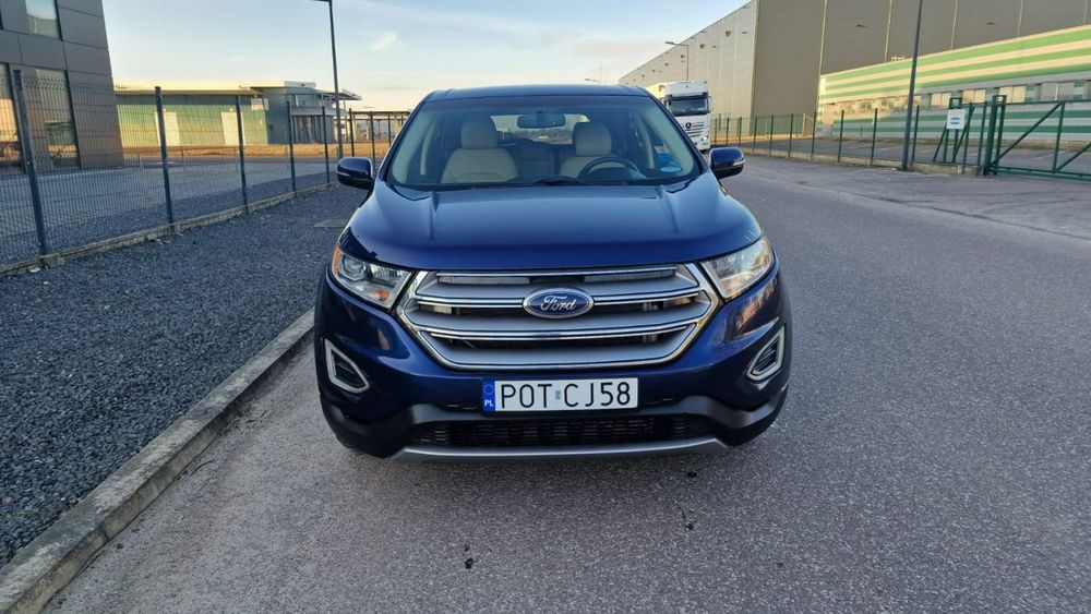 Ford EDGE FILM 2.0T 245KM 2016r Automat 83tys km hak Skóry Klima